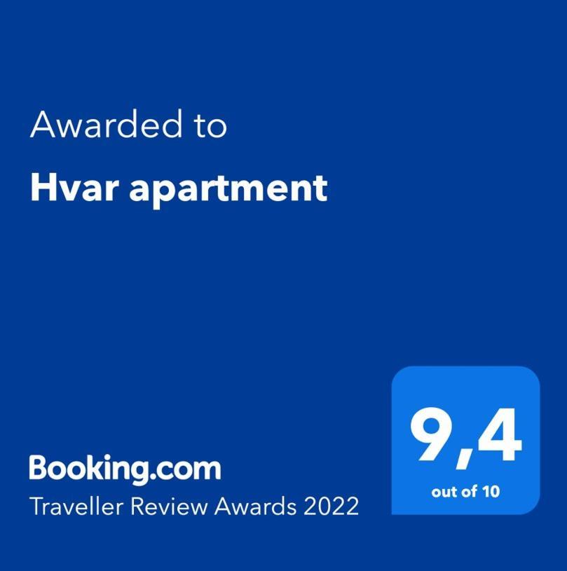 Hvar Apartment 4 Χβαρ Εξωτερικό φωτογραφία